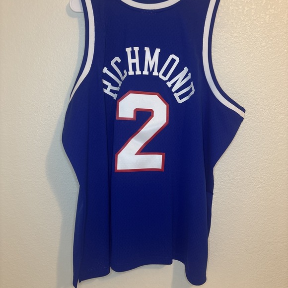 NWT Mitch Richmond Sacramento Kings 92-93 Mitchell & Ness Swingman Jersey Men 4X - Picture 10 of 16